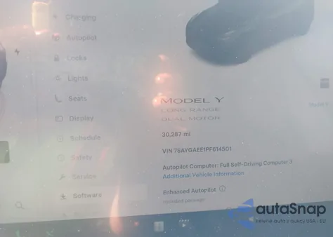 2023 Tesla Model Y Awd/Long Range Dual Motor All-Wheel Drive from USA, damaged, VIN 7SAYGAEE1PF614501